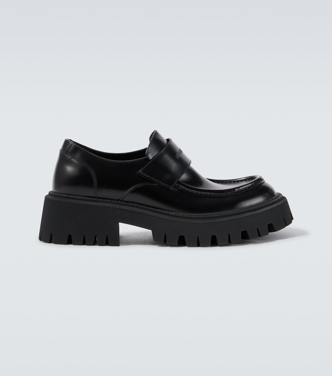 

Кожаные лоферы Tractor Balenciaga, черный