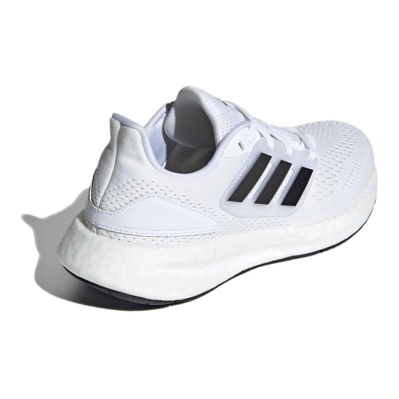 Кроссовки детские Pureboost 22 GS Low-top черные Adidas, белый/черный — фото 4