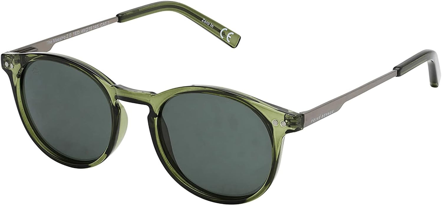 

Солнцезащитные очки Prive Revaux The Maestro Metal Classic Round – ручная работа, поляризованные линзы, 100% защита от УФ-излучения – для мужчин и женщин PRIVÉ REVAUX, Metal Green