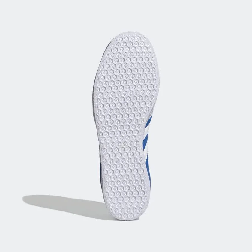 Мужские кроссовки Adidas Gazelle для зала, синий/белый/металлик — фото 4