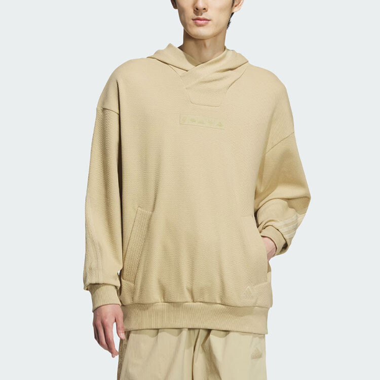 Толстовка мужская светло-хаки Adidas, хаки — фото 2