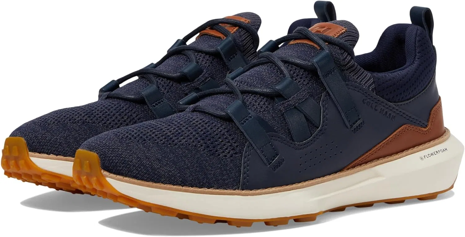 Мужские кроссовки Cole Haan Grand Motion Woven Stitch 2, Navy Blazer Navy Ink Stormy Weather British Tan Ivory