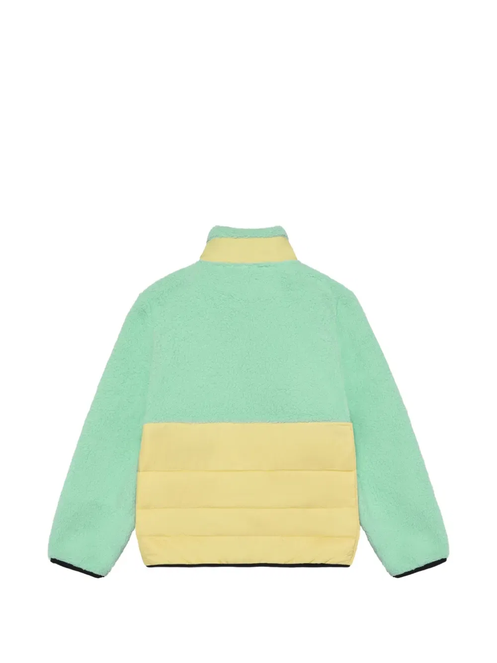 Стеганая куртка с цветовыми блоками Color Kids, зеленый — фото 2
