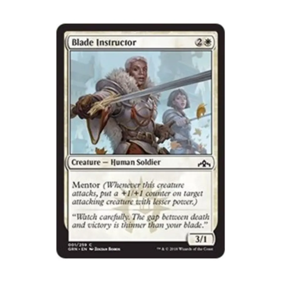 

CCG Инструктор по клинку (C) (Рольга), MTG - Guilds of Ravnica