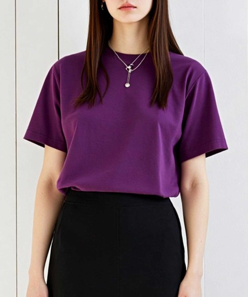 

Футболка с коротким рукавом, высококачественный хлопок, 6.2 унции (176 г) United Athle, фиолетовый