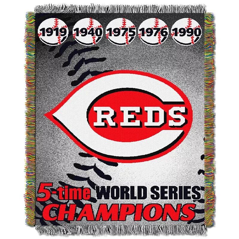 

Памятный тканый плед TheNorthwest Cincinnati Reds размером 48 x 60 дюймов