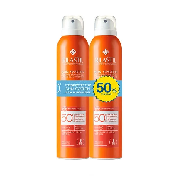 Солнцезащитный спрей Duplo Sun System прозрачный SPF50+ 1 шт. RILASTIL