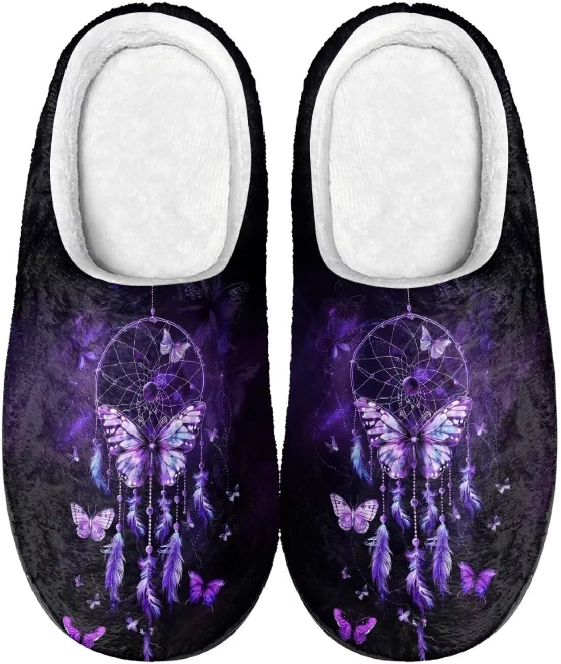 

Теплые мягкие удобные домашние тапочки DISNIMO для женщин и девушек на осень и зиму, A Butterfly Dreamcatcher