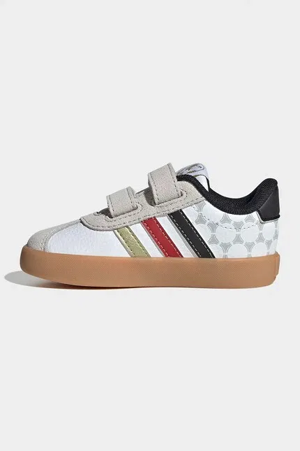Кроссовки детские VL COURT 3.0 Adidas, белый — фото 4