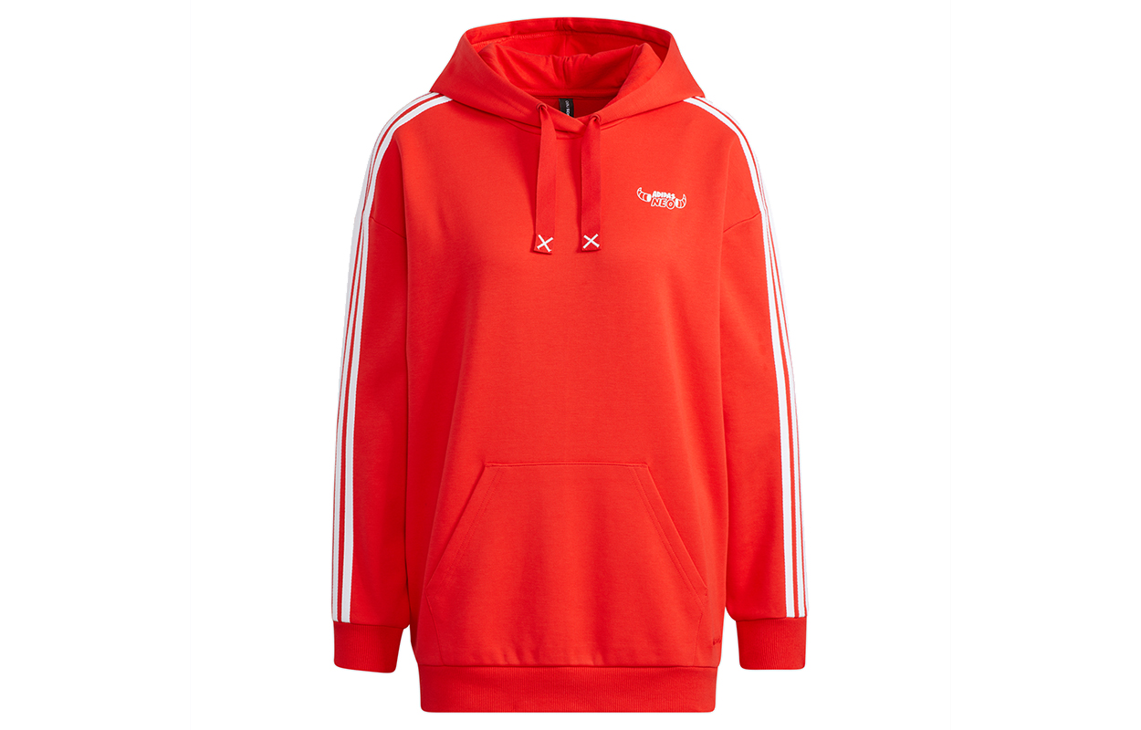 Красная толстовка Women's Adidas Neo, красный — фото 3