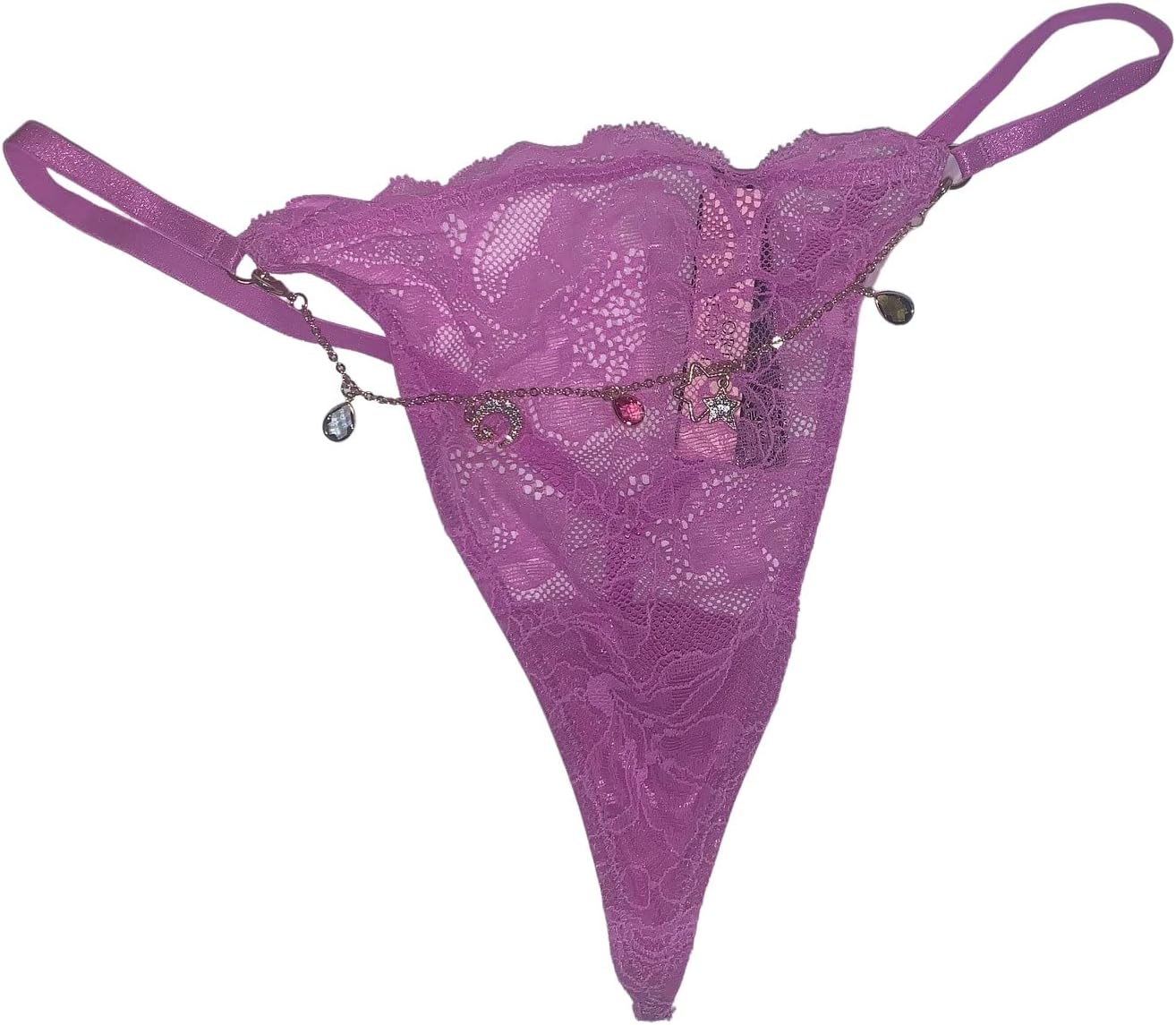 Victoria's Secret женские трусики V String, Berry Gelato — фото 2