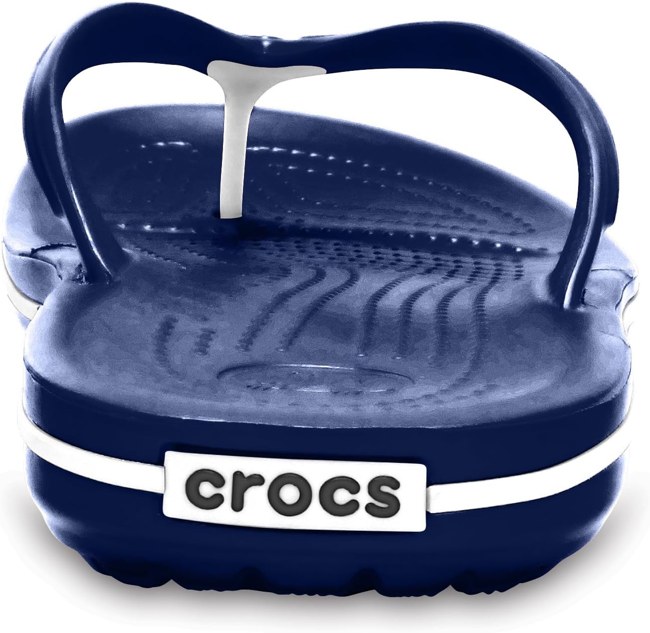 Вьетнамки Crocs Crocband унисекс для взрослых, темно-синий — фото 2