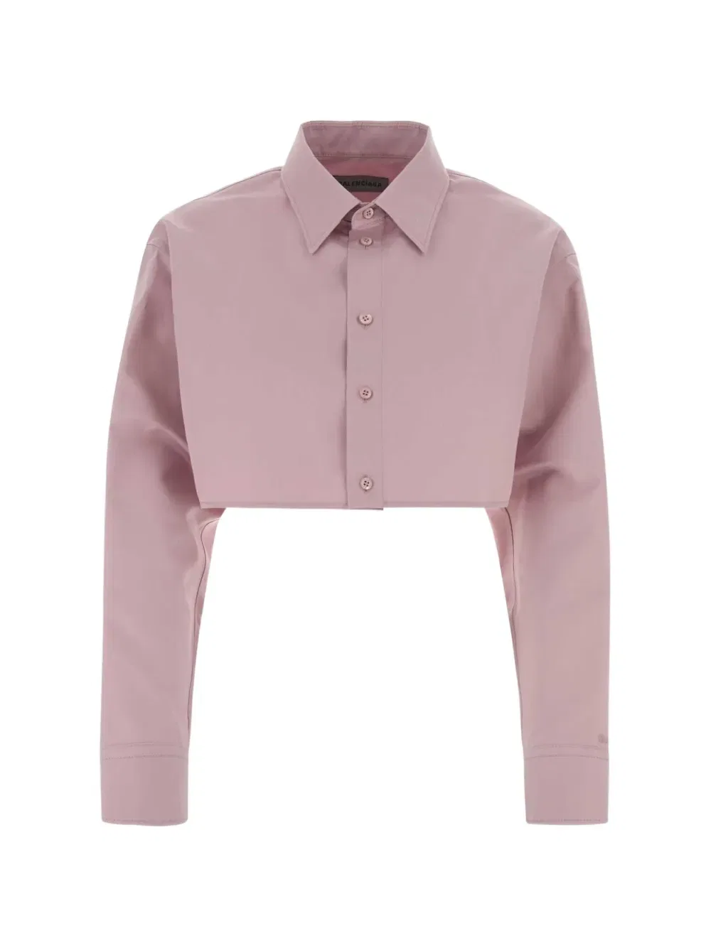 Укороченная рубашка Balenciaga, розовый