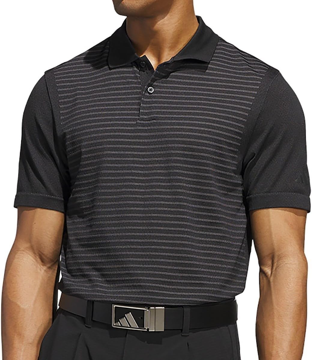 

Мужская поло-рубашка Adidas Golf Adizero Side Seamless с коротким рукавом, черная, размер S