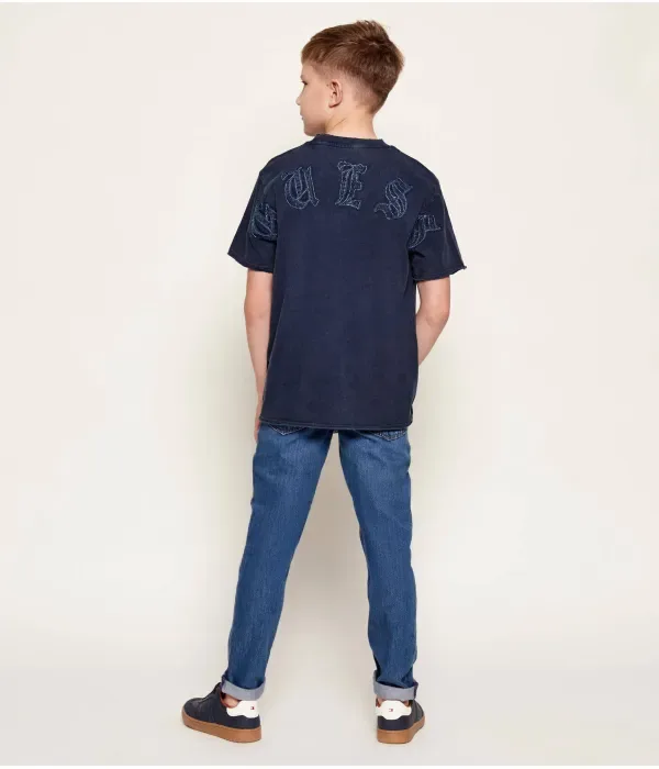 Футболка oversize fit Guess, темно-синий — фото 2