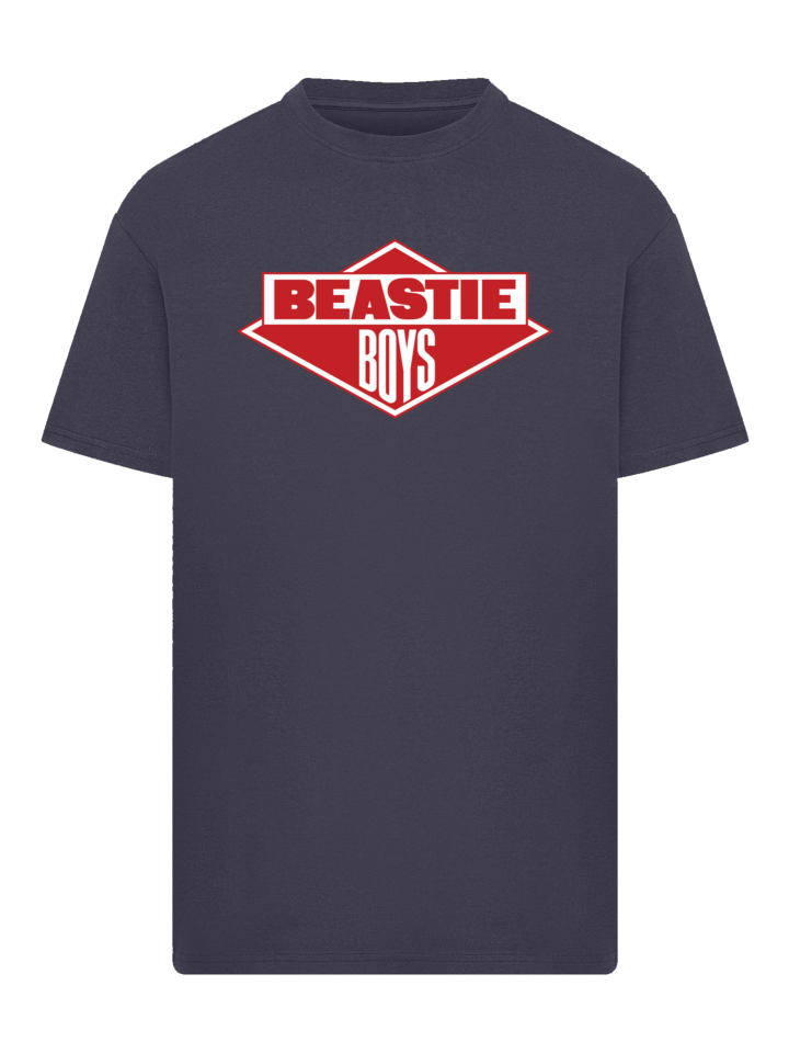 

Футболка большого размера с надписью The Beastie Boys темно-синего цвета F4NT4STIC, Синий, Футболка большого размера с надписью The Beastie Boys темно-синего цвета F4NT4STIC