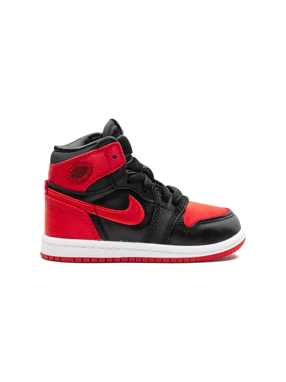 Кроссовки Jordan 1 Retro High Satin Bred Jordan Kids, черный — фото 2
