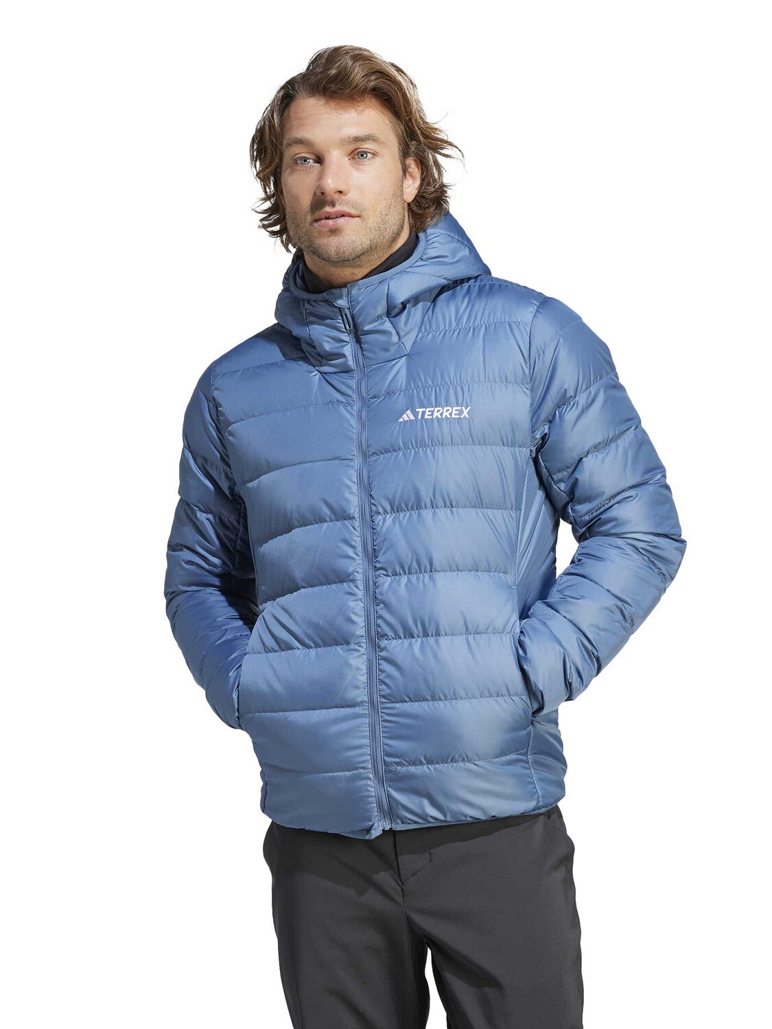 

Куртка Adidas Performance Terrex Multi Light Down Hooded, синий