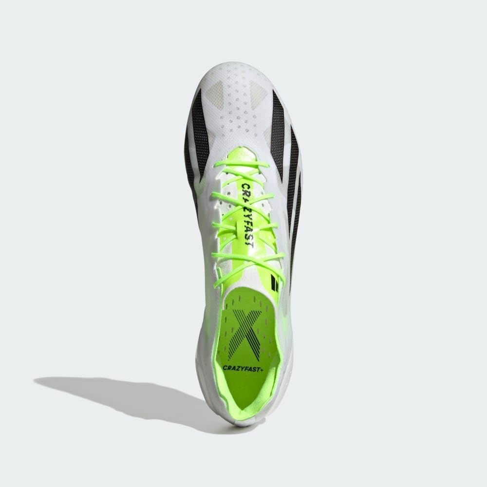 Кроссовки Adidas Unisex-Adult X Crazyfast League Firm Ground, белый/черный — фото 4
