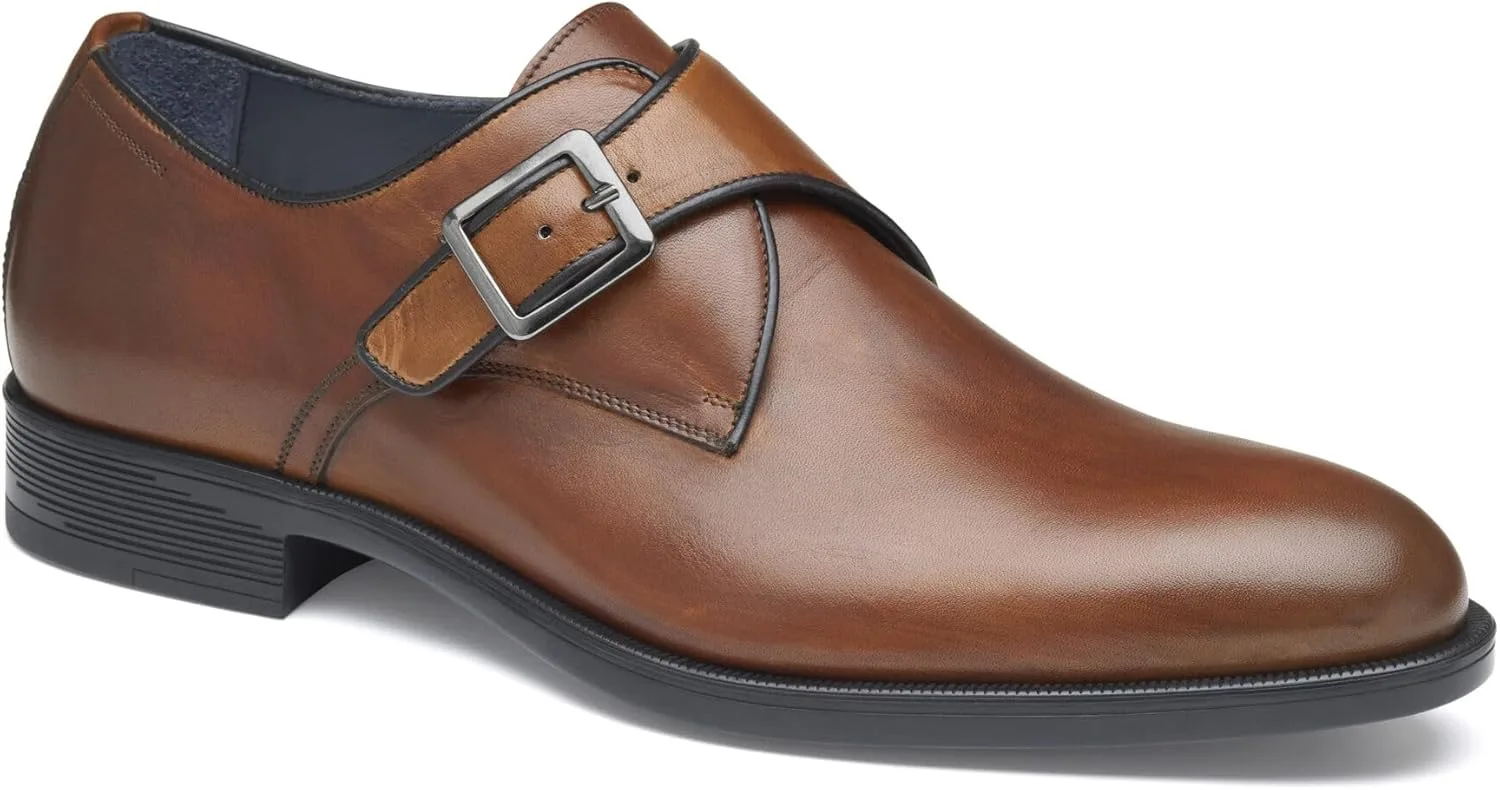 Мужские оксфорды Johnston & Murphy Flynch Monk Strap, коричневый