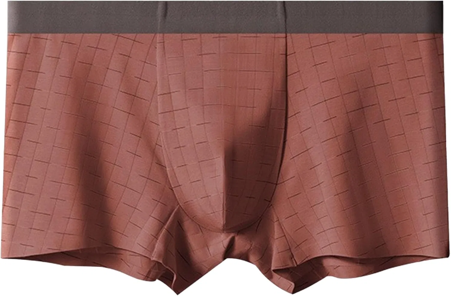 Боксеры классические, дышащие, Maroon-1pc