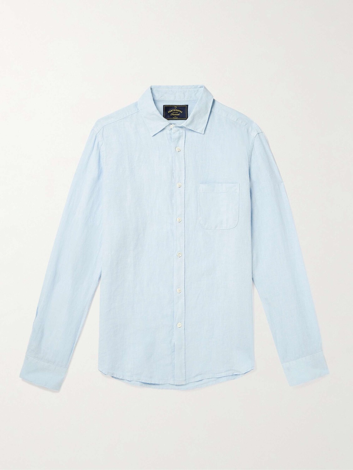 

Льняная рубашка PORTUGUESE FLANNEL, синий