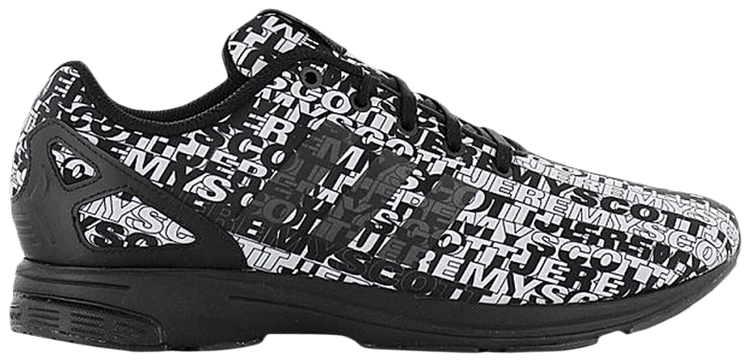 

Кроссовки adidas Jeremy Scott x ZX Flux 'Tech Logo - Black', черный