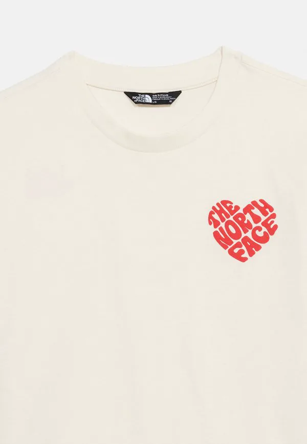 Футболка с коротким рукавом и принтом, от brand proud, свободного кроя. The North Face, White Dune — фото 4