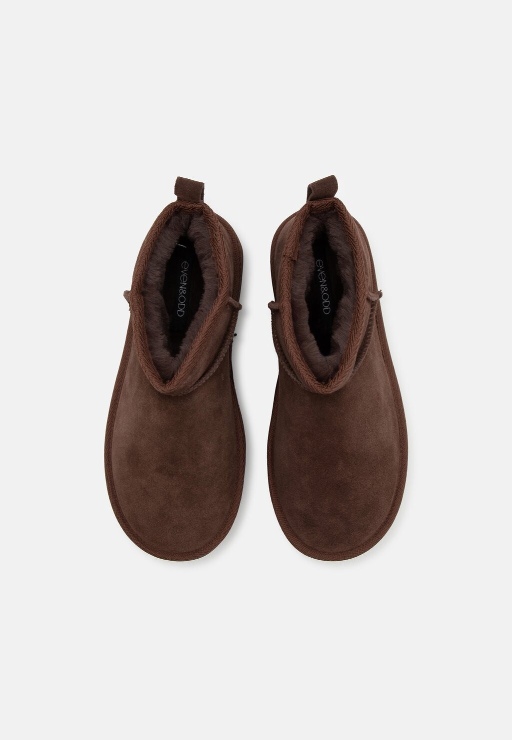Ботильоны LEATHER Even&Odd, темно-коричневый