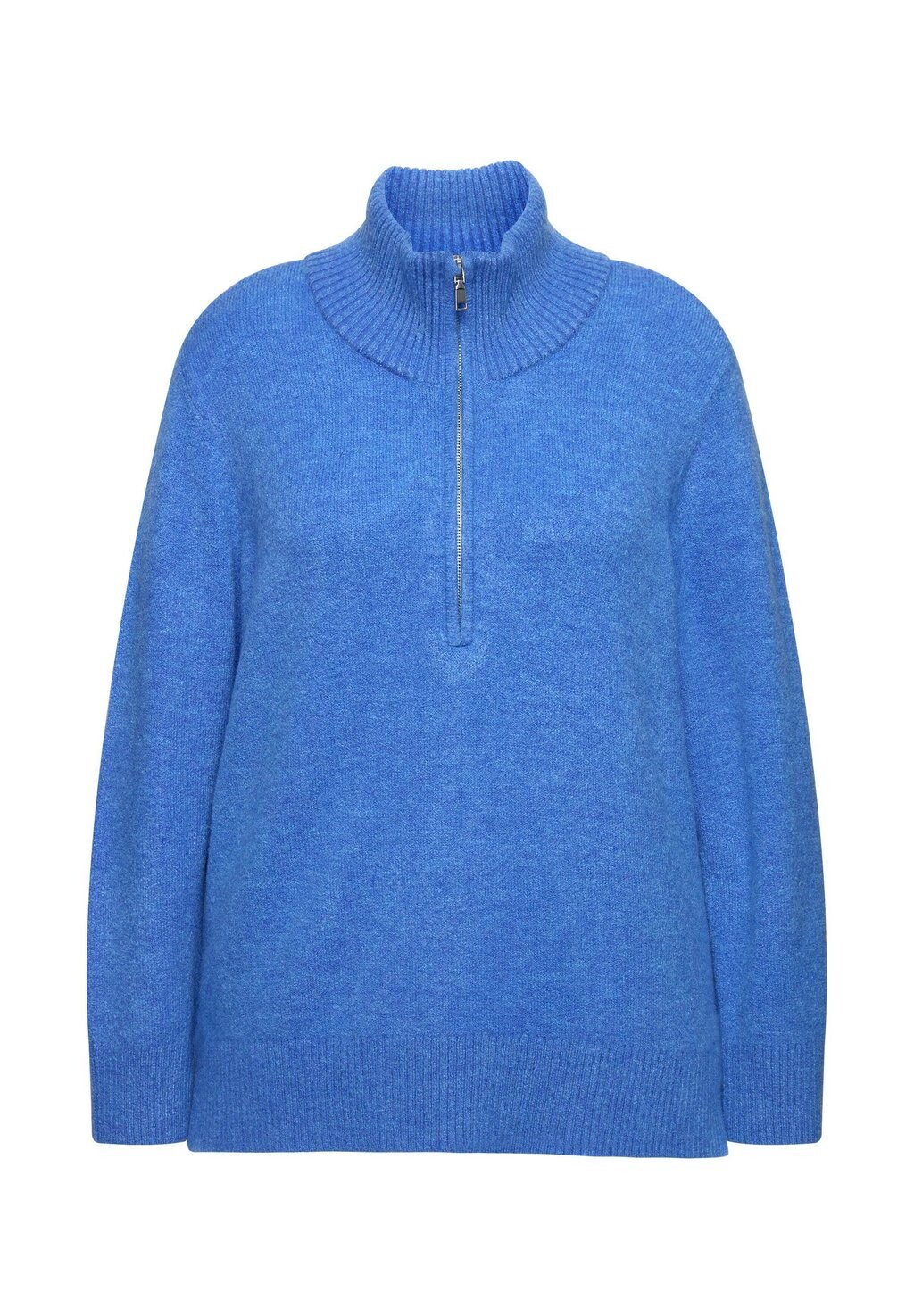 

Джемпер TROYER COLLAR LONG SLEEVE Ulla Popken, темно-синий
