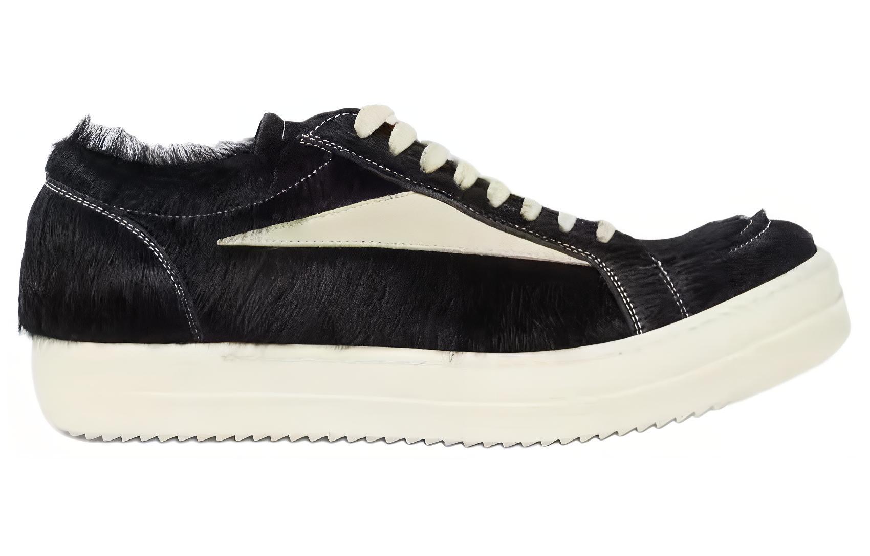 Винтажные платформенные кроссовки на шнуровке RICK OWENS, черные — фото 2