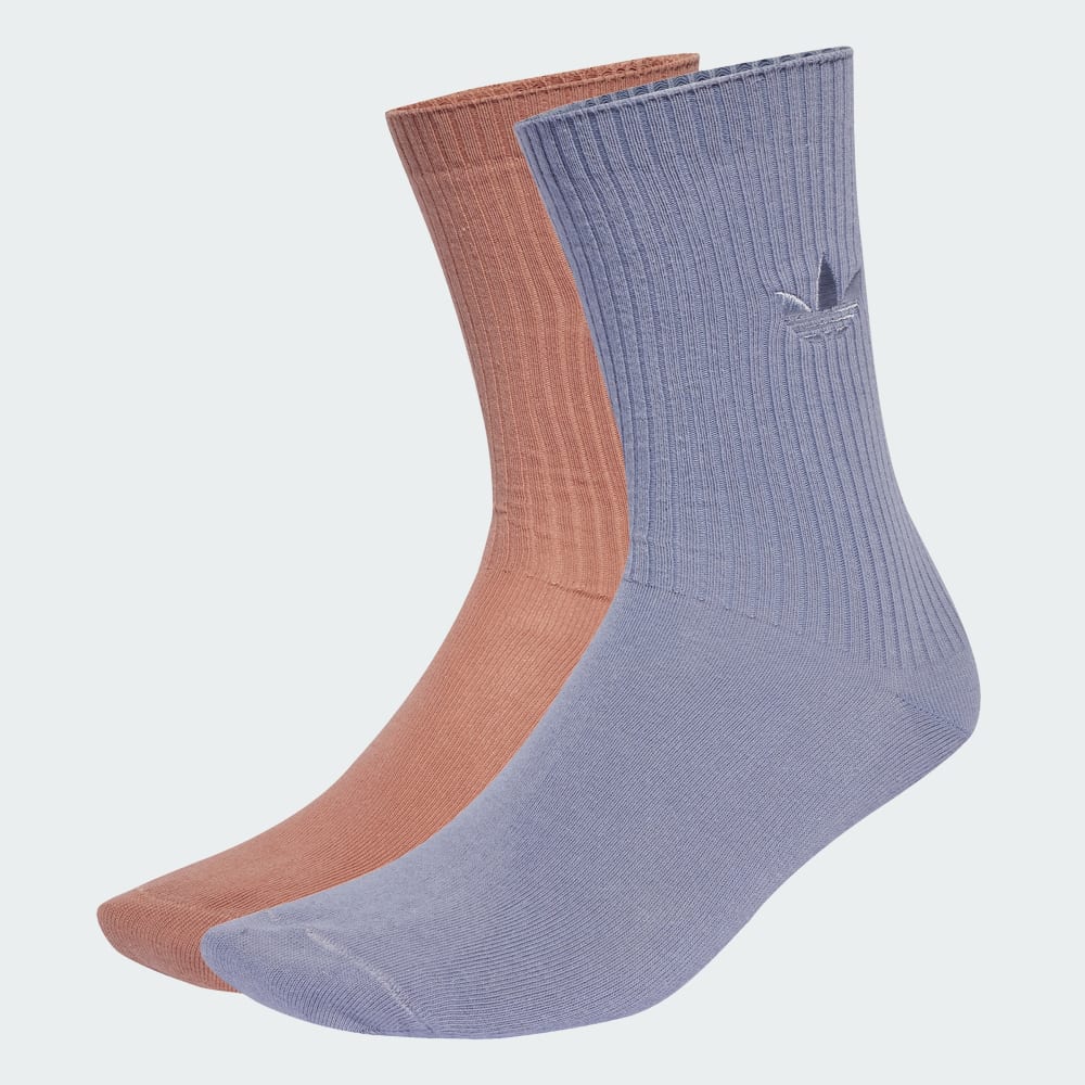 

Носки Adidas Everyday Icons Crew Sock 2 Per Pack, цвет Warm Clay/Silver Violet