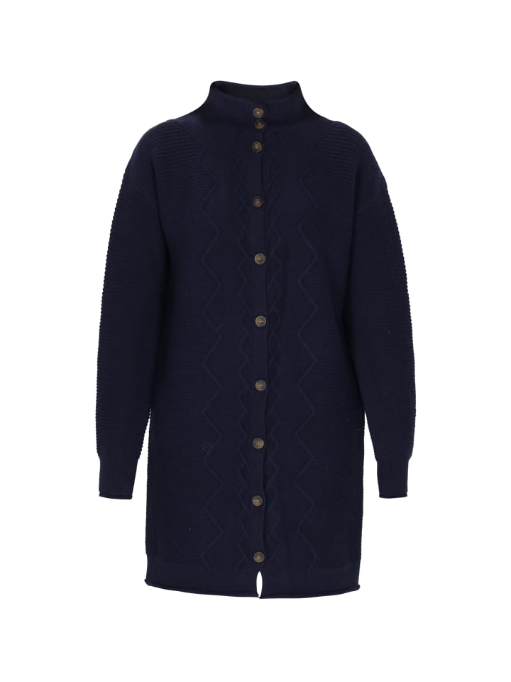 

DreiMaster Женский кардиган темно-синего цвета