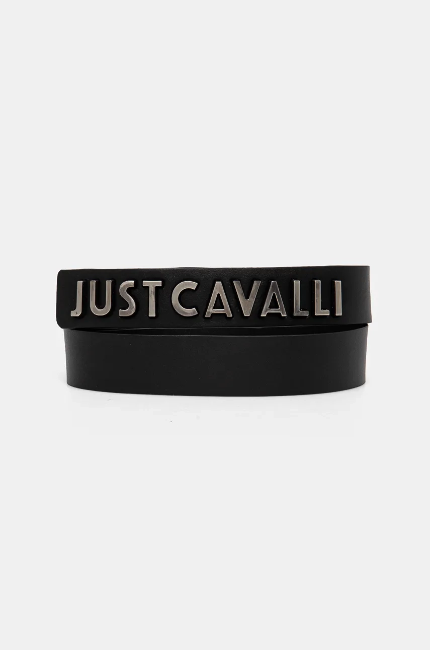 

Кожаный ремень Just Cavalli, черный