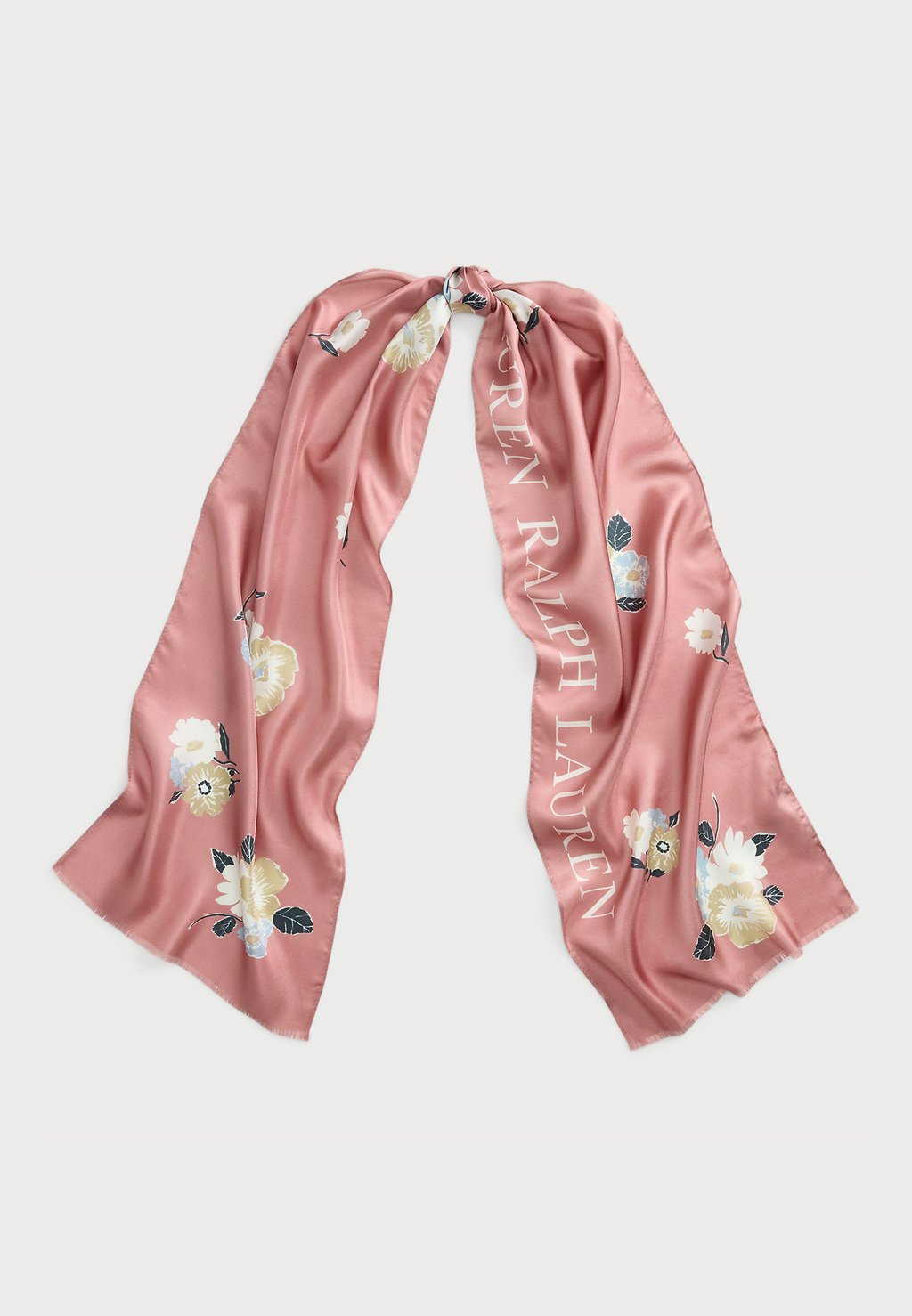 

Шарф FLORAL SILK SCARF Lauren Ralph Lauren, розовый