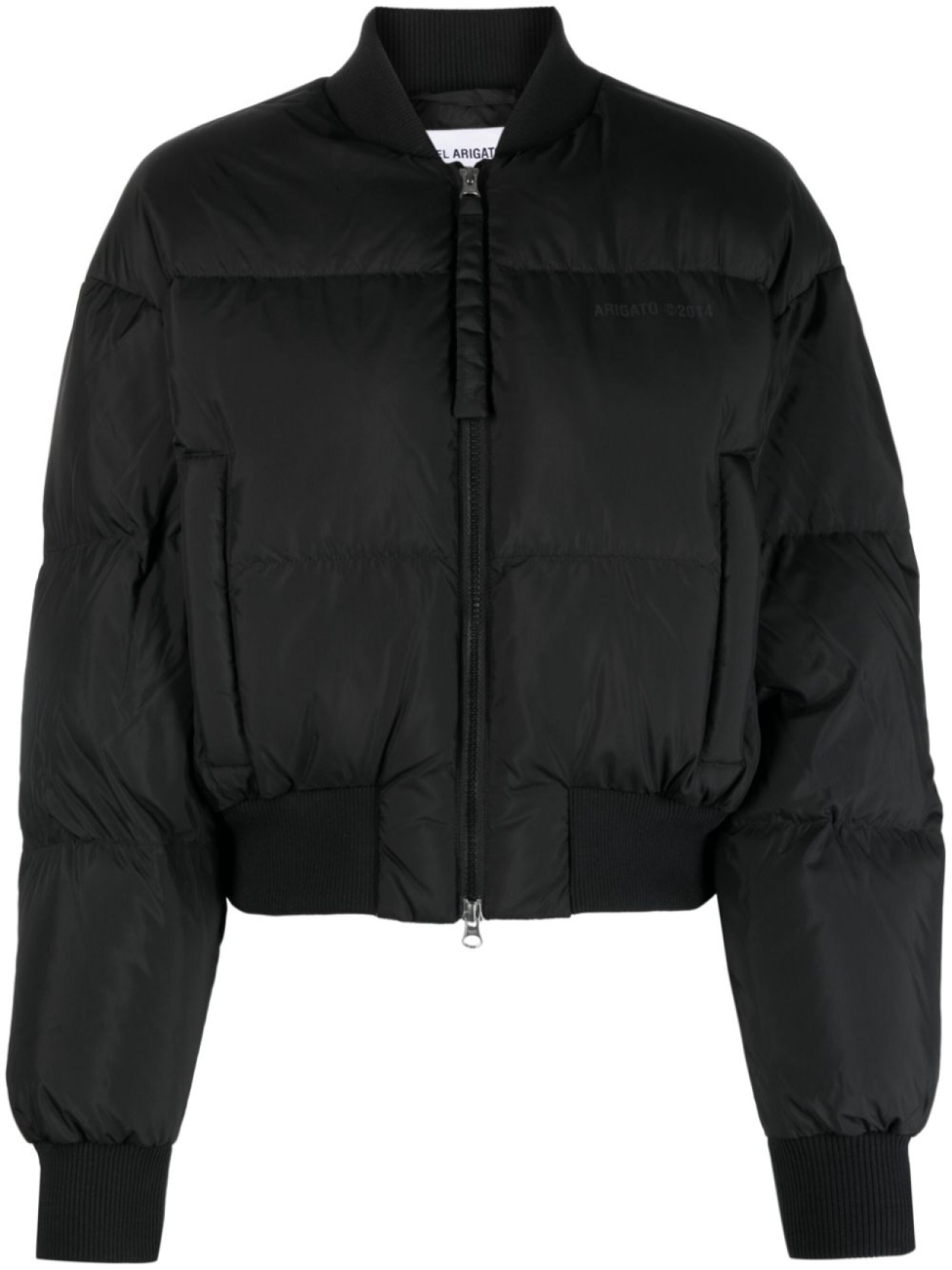 

Axel Arigato Zoe cropped puffer jacket, черный