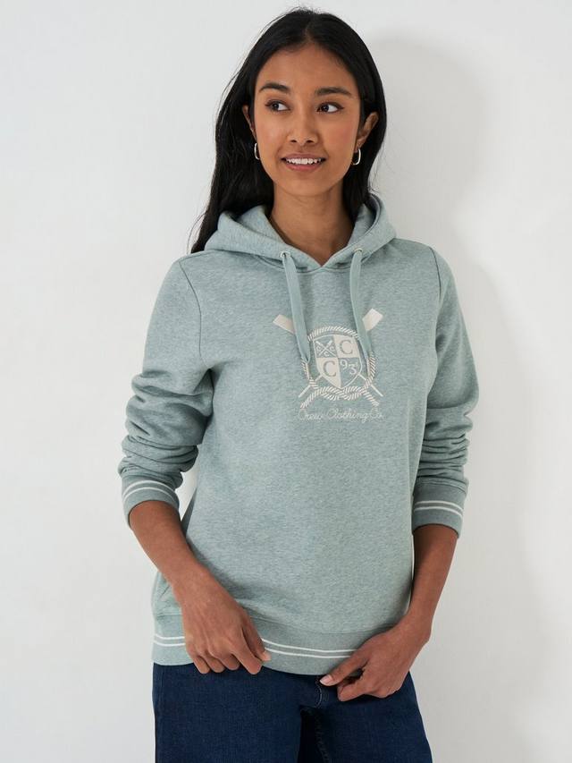 

Университетская толстовка с капюшоном Crew Clothing, цвет Emerald Green