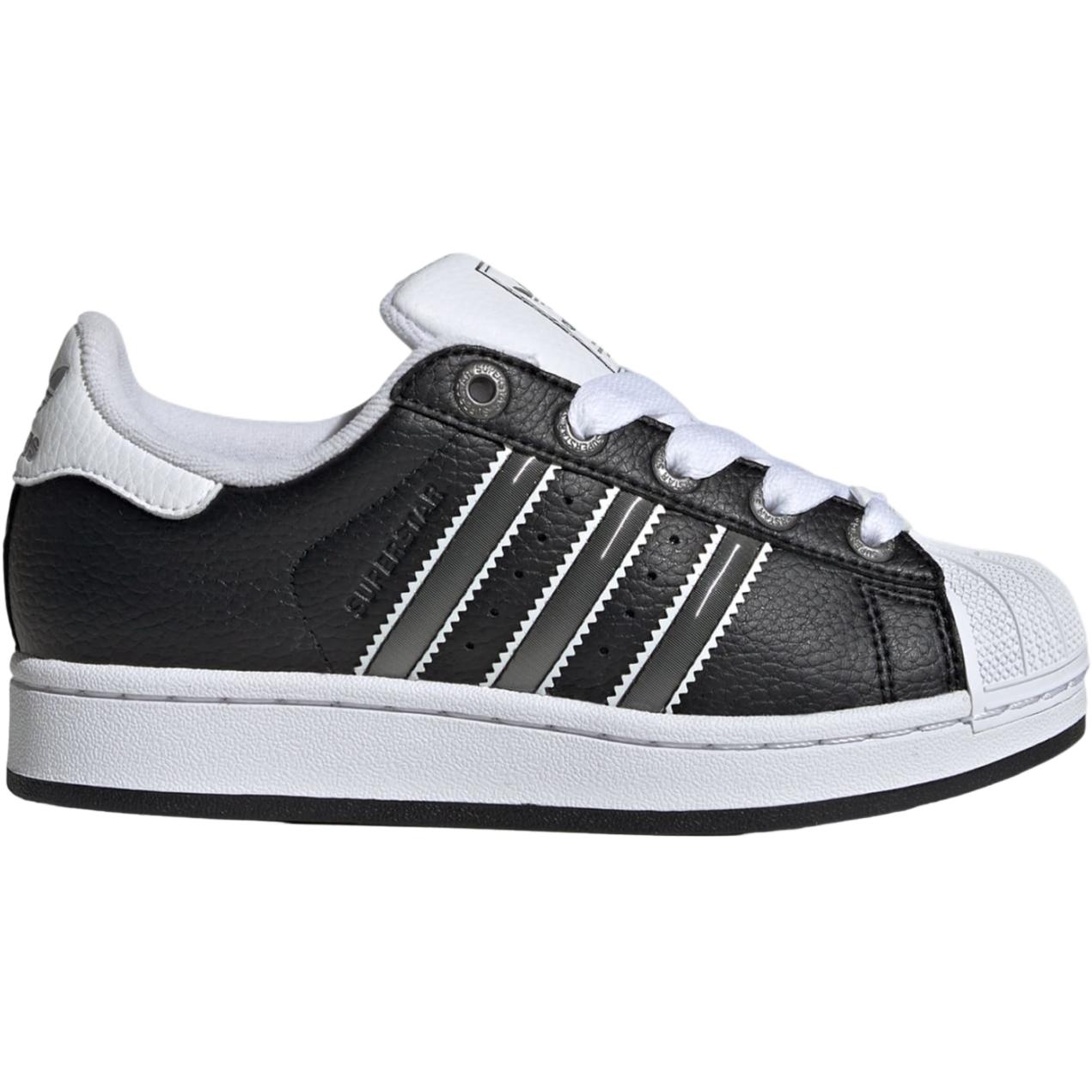 Adidas Originals Superstar 2 Support Low top детские скейтбординг кроссовки black для подростков — фото 3