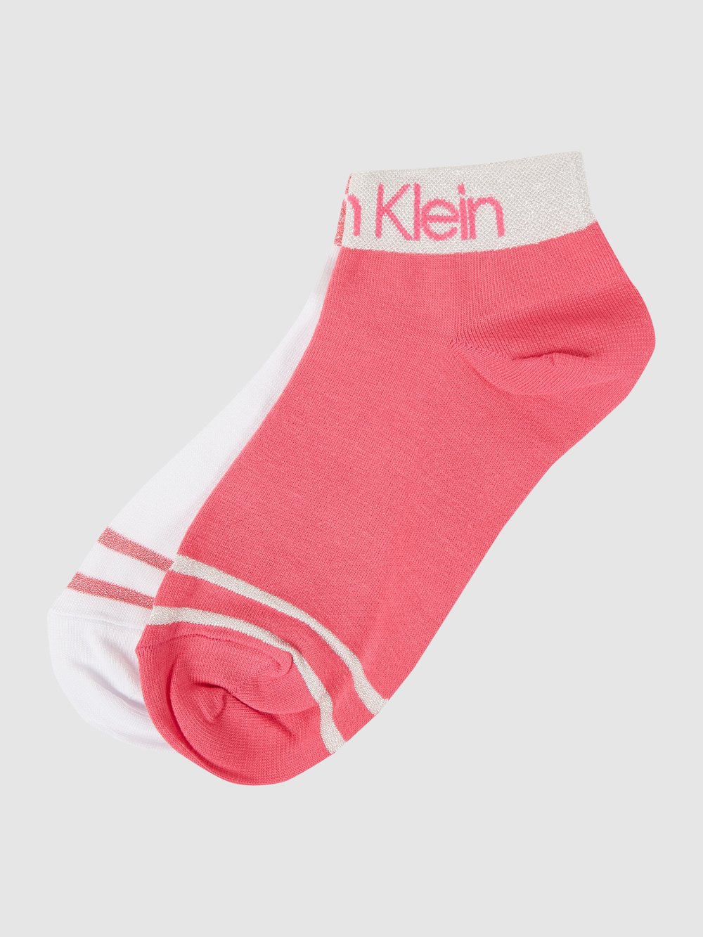 

Носки-кроссовки в упаковке по 2 шт CK Calvin Klein, розовый