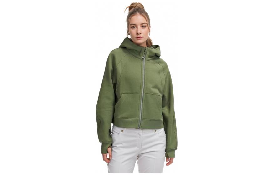 

Lululemon Короткое пальто Scuba Series, Green Twill