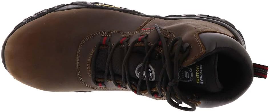 Мужские ботинки Skechers Work Treadix-Trental, темно-коричневый — фото 2