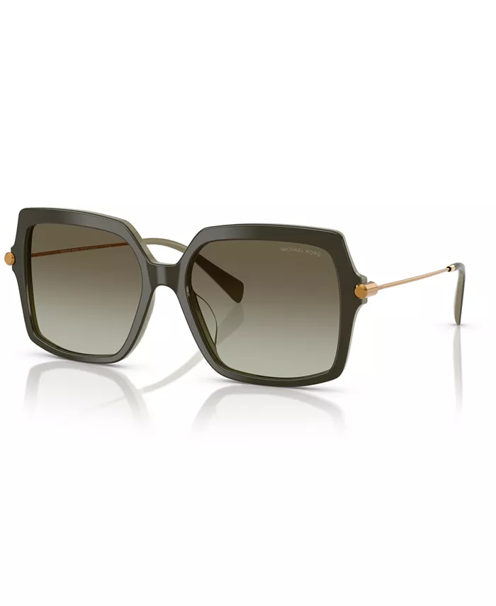 

Женские поляризованные солнцезащитные очки Quogue, MK2247U Michael Kors, зеленый
