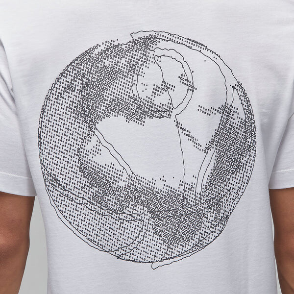 Футболка Air Jordan Dri-Fit Sport Graphic T-Shirts 'White', белый — фото 2