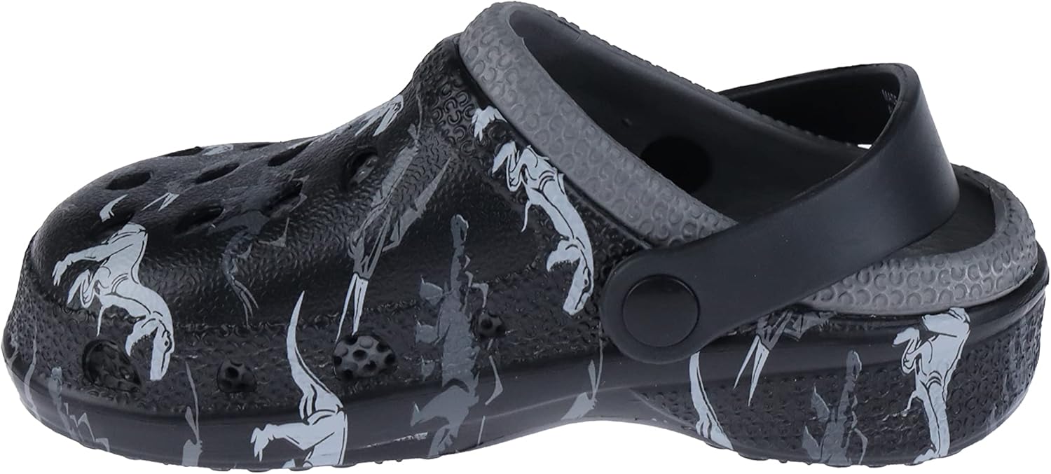 

Сабо для мальчиков Capelli New York из двух цветов с инъекцией EVA и задней ремешком, черный