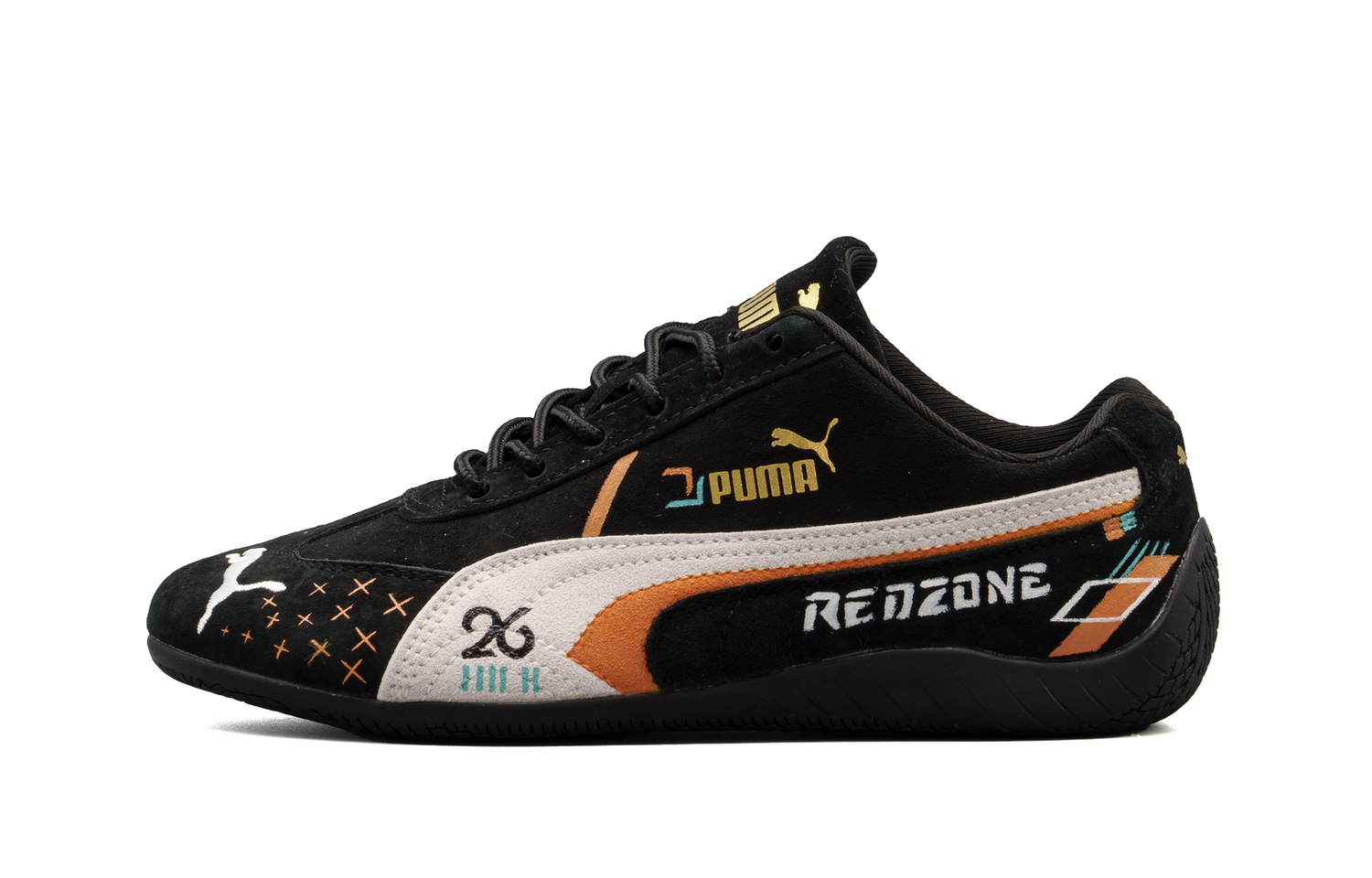 

Speedcat Collection устойчивые к истиранию низкие кеды Unisex PUMA, оранжевый черный