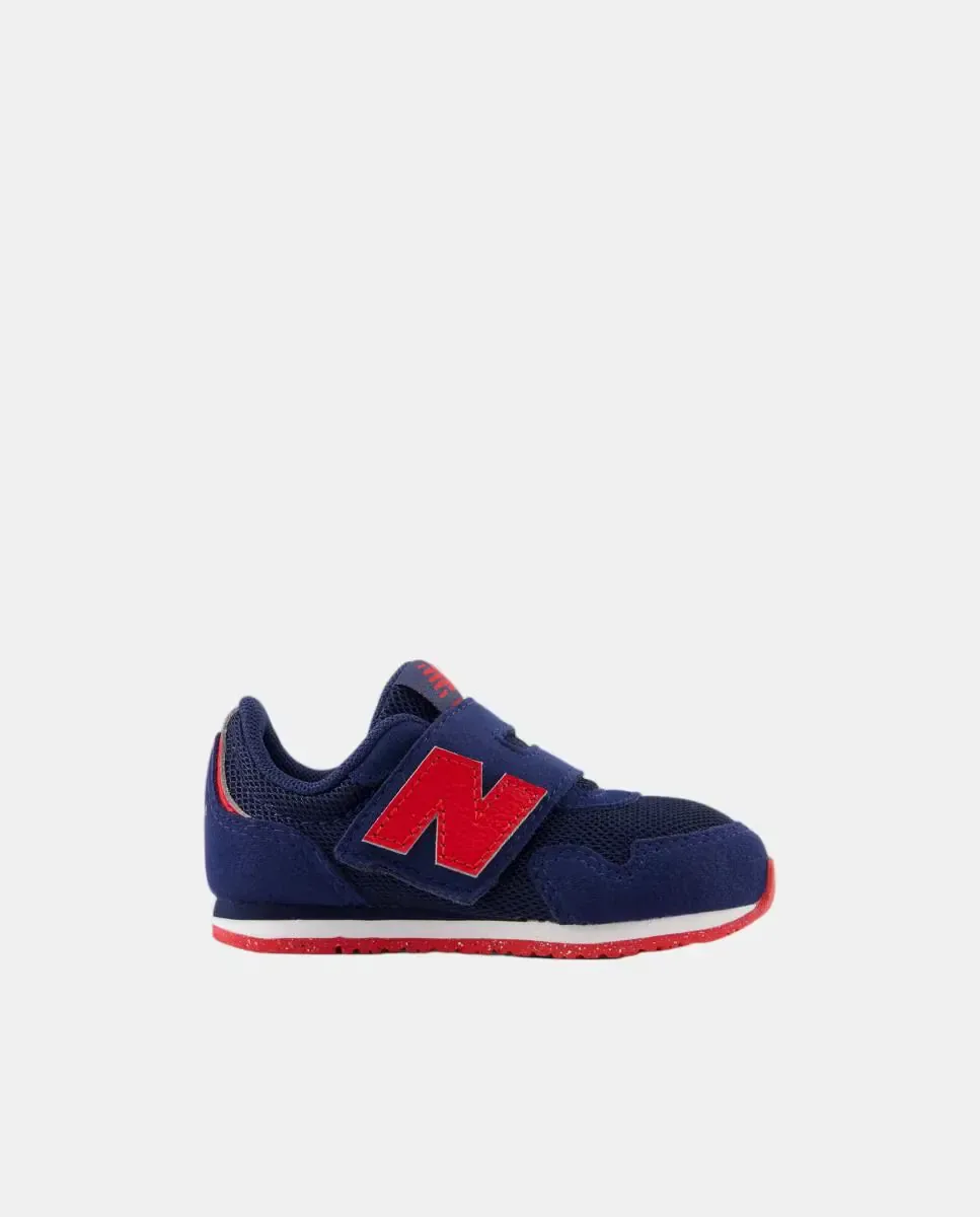 Детская повседневная кроссовка 323 на застежках-липучках Hook & Loop от New Balance, темно-синий