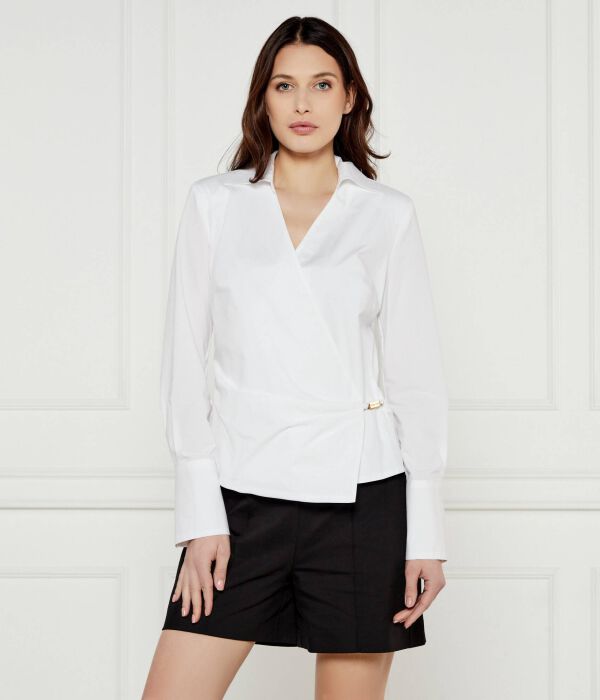 

Блузка чистая Regular fit Marciano Guess, белый