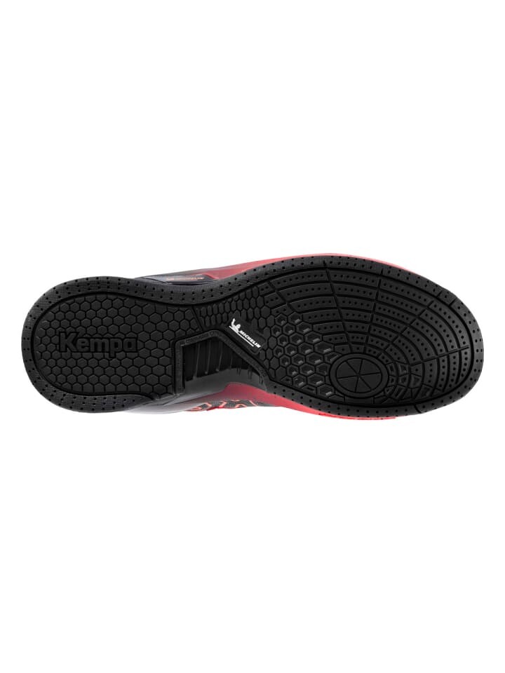 Спортивные кроссовки Kempa Hallen-Sport-Schuhe Attack Mid, цвет schwarz/rot — фото 2
