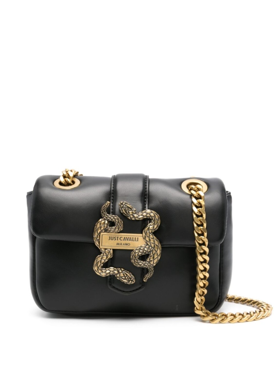 

Сумка через плечо с логотипом Just Cavalli, черный
