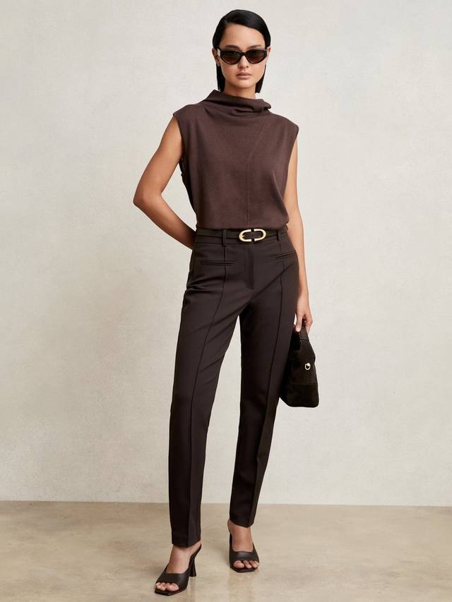 

Узкие брюки Norla для миниатюрных Reiss, Chocolate Brown